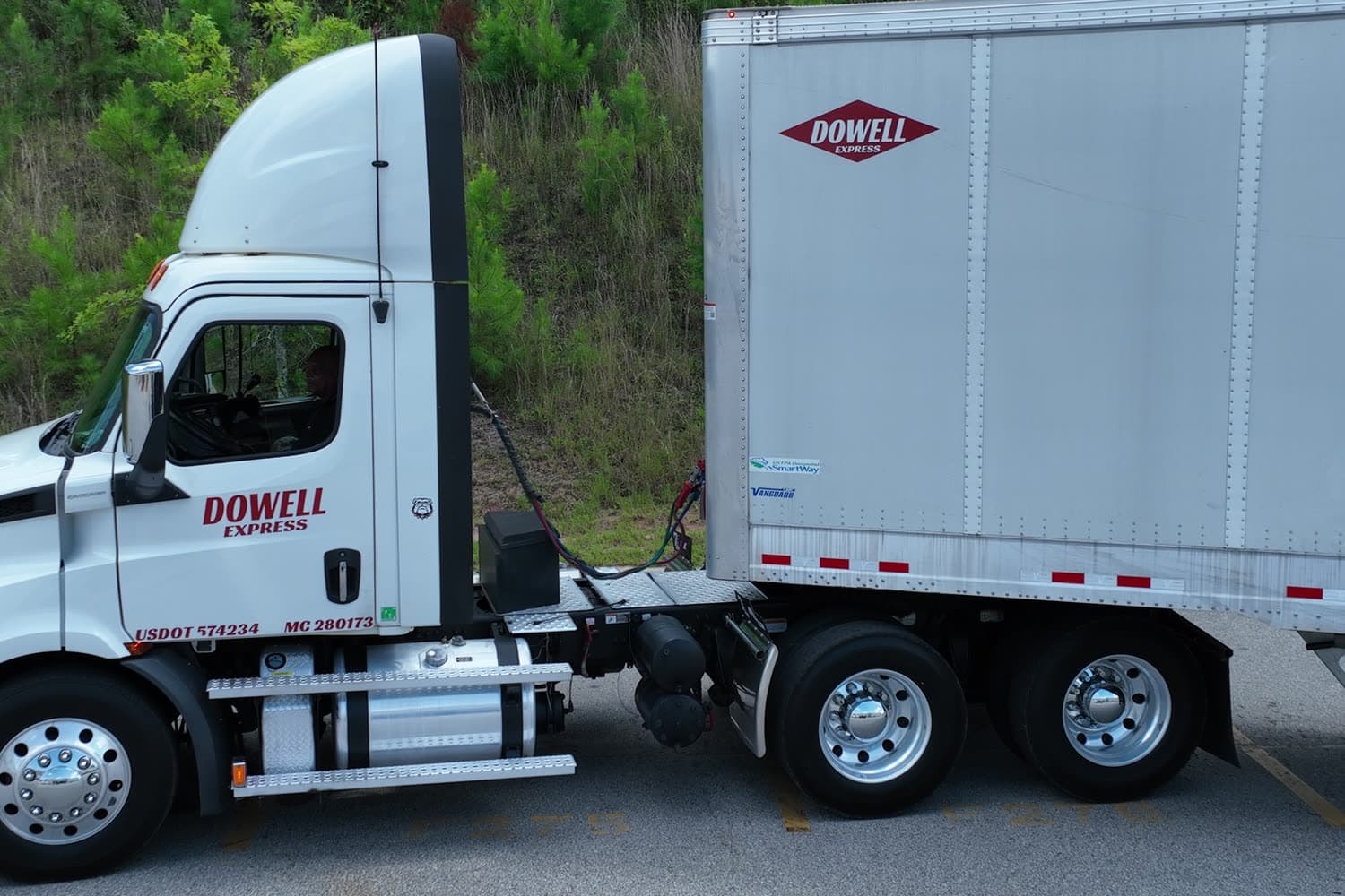 Our trucks, our colors — recognizably Dowell.