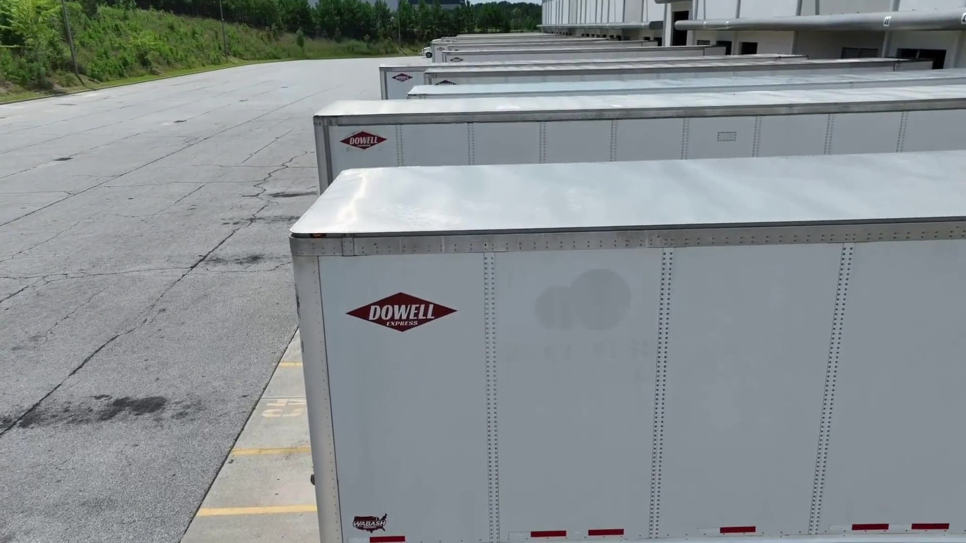 Trailer capacity, staged and ready to roll.